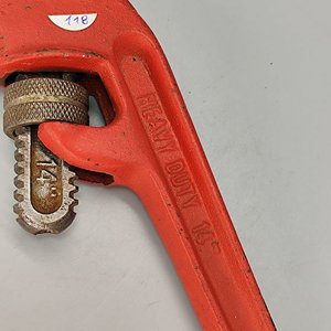 Llave de Caño "Heavy Duty" 14 Pulgadas Roja - imagen 3