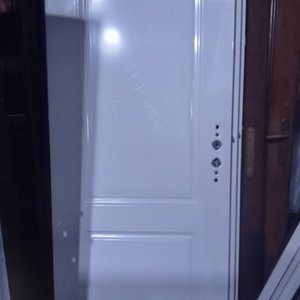 Siete Hojas de Puerta Blancas Sin Marco - imagen 1