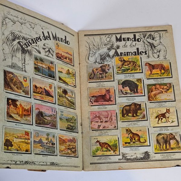 Álbum de figuritas El Mundo de los Animales: una colección de animales en papel - imagen 5