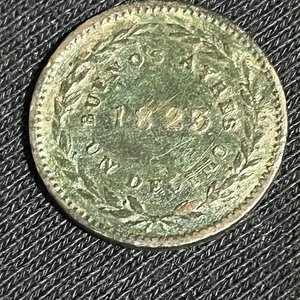Lote siguiente: Moneda de Cobre "Buenos Aires" 1 Décimo de 1823 - Primeras Monedas Patrias