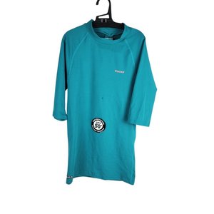 Remera de Agua Mujer Olaian Turquesa Protección Solar UPF 50+ Talle XS - imagen 1