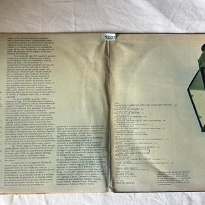 Disco de Vinilo Andrés Segovia "Obras Breves Españolas" - imagen 2