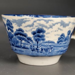 Tres Tazas de Loza Inglesa "English Scenery" Enoch Woods Wood & Sons - imagen 7
