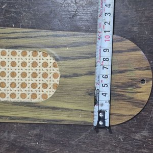 Aspas/Paletas de Ventilador de Techo Madera con Veteado y Mimbre - imagen 4
