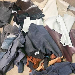 Gran Lote de Recortes de Cuero: Variedad de Texturas y Colores - imagen 4