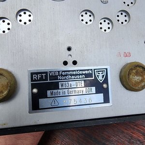 Teléfono Antiguo UTE RFT Negro de Alemania DDR - imagen 3