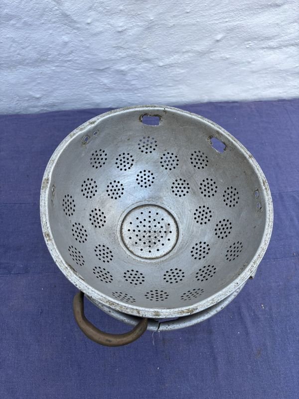 Set de 2 coladores de cocina antiguos - imagen 5