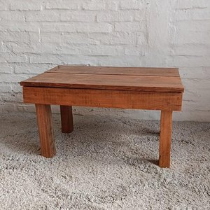 Mesita Ratona Rústica de Madera Maciza - imagen 1