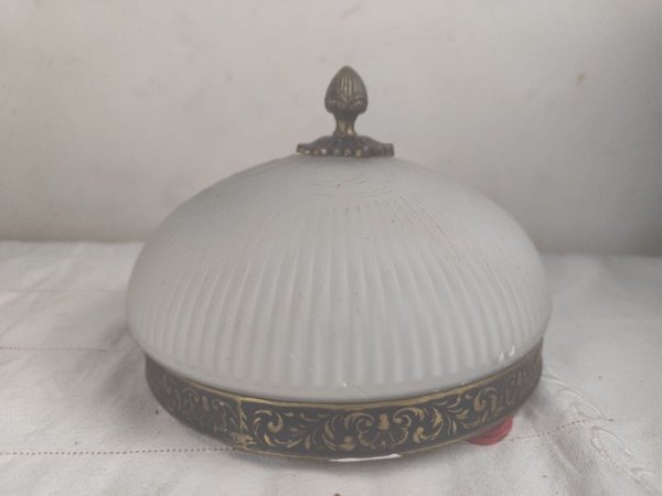 Lote anterior: Plafón de techo decorativo de vidrio opalino y metal