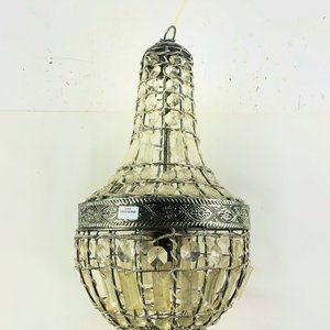 Colgante Tipo Pera con Caireles Acrílicos y Metal - 51 cm - imagen 2