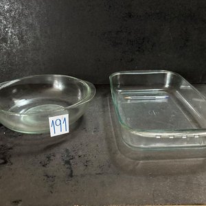 Lote siguiente: Juego de 2 Fuentes de Vidrio para Horno