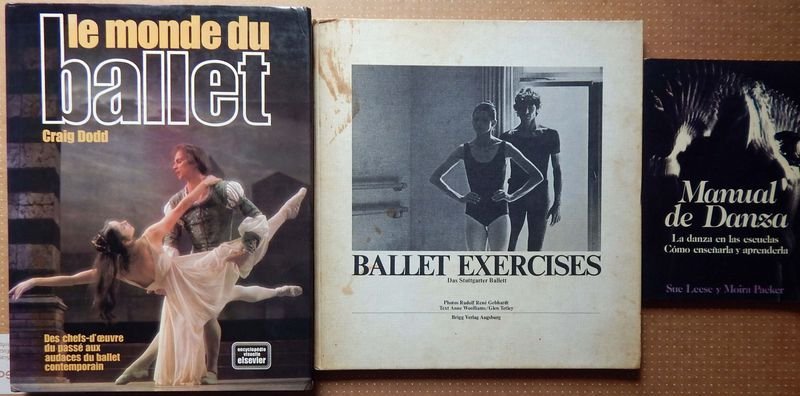 Trilogía de Libros sobre Ballet: "El Mundo del Ballet", "Manual de Danza" y "Ejercicios de Ballet"