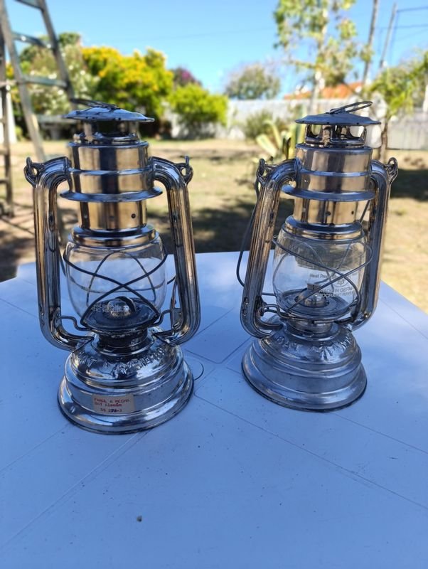 Lámparas Alemanas de Metal y Cristal - imagen 6