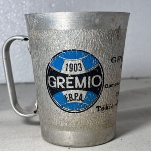 Juego de 10 Cuchillos y Jarra Metálica Grabada Club Grêmio - imagen 4