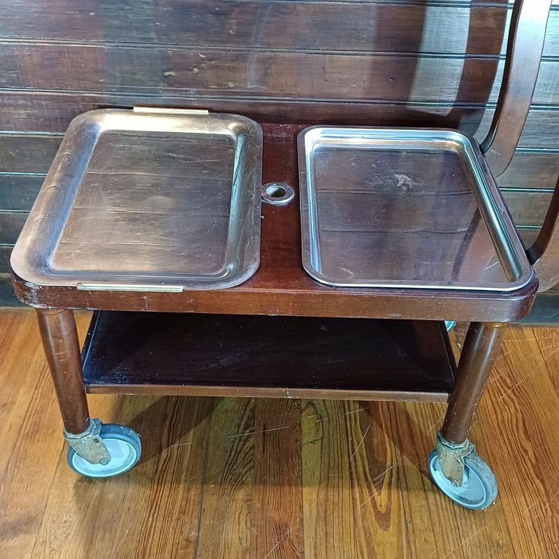 Mesa de Servicio con Ruedas y Bandejas - imagen 3