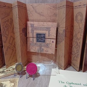 Set Completo Harry Potter: Mapa del Merodeador, Carta Hogwarts y Más - imagen 4