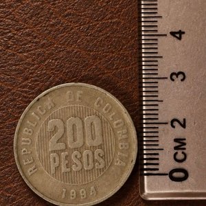 Lote anterior: Moneda de 200 Pesos de Colombia, Año 1994