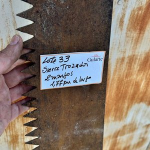 Gran trozador para 2 mangos de 1,77 m de largo, dientes impecables - imagen 4