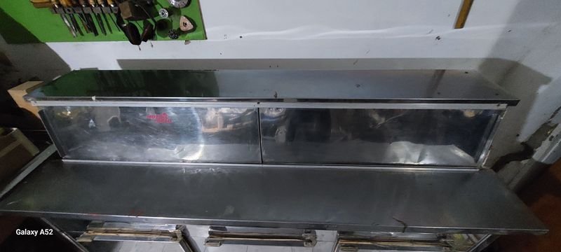 Heladera vitrina de acero inoxidable para almacenamiento y refrigeración - imagen 2