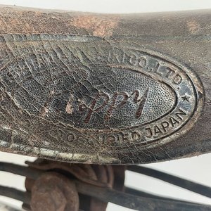 Lote anterior: Asiento de Bicicleta Vintage Cuero Marrón "Puppy" Made in Occupied Japan