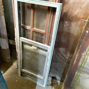Ventana de Aluminio y Vidrio Usada - 55 x 135 cm - imagen 1