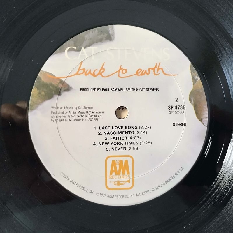 Vinilo de Cat Stevens - Back to Earth (1978) - imagen 4