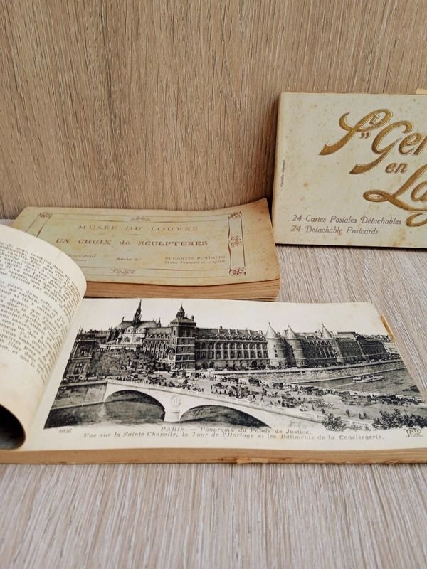 Colección de libros postales antiguos sobre museos en Francia - imagen 2