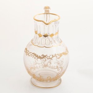 Jarra de Cristal Hialino con Detalles en Oro - 20cm - imagen 3