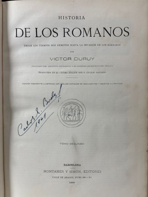 Libros de Historia de los Romanos por Víctor Duruy - imagen 2