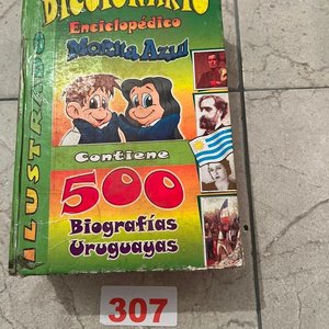 Lote anterior: Diccionario Enciclopédico Ilustrado "Moñita Azul": 500 Biografías Uruguayas
