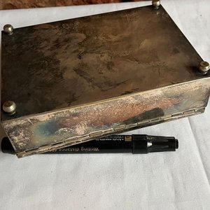 Alhajero Metálico Vintage con Tapa - imagen 4