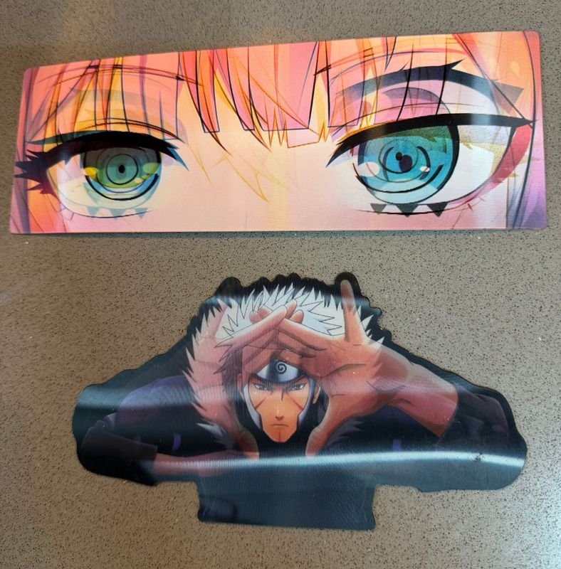 Stickers Anime Ojos y Personaje