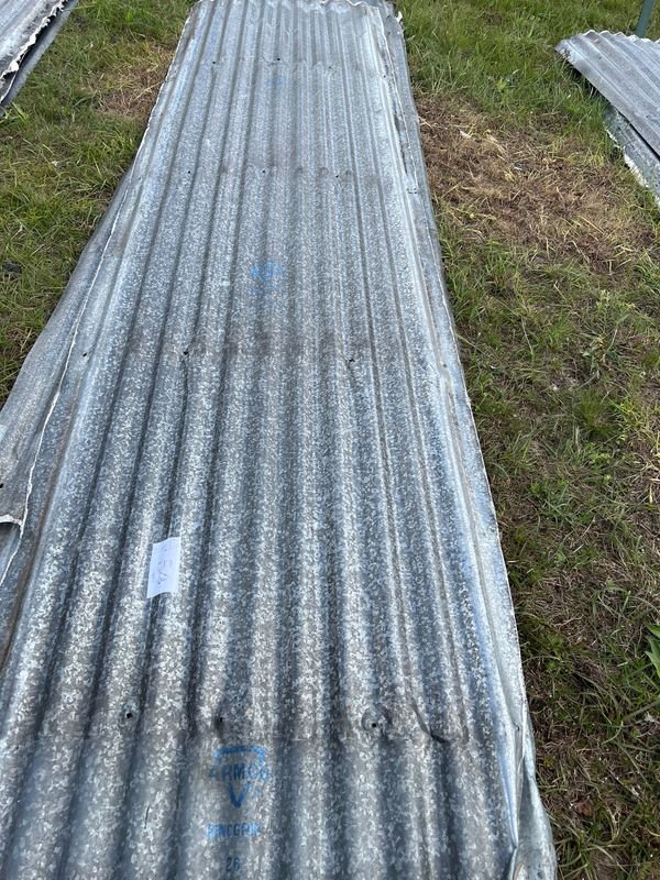 Lote de 5 Chapas Metálicas Onduladas