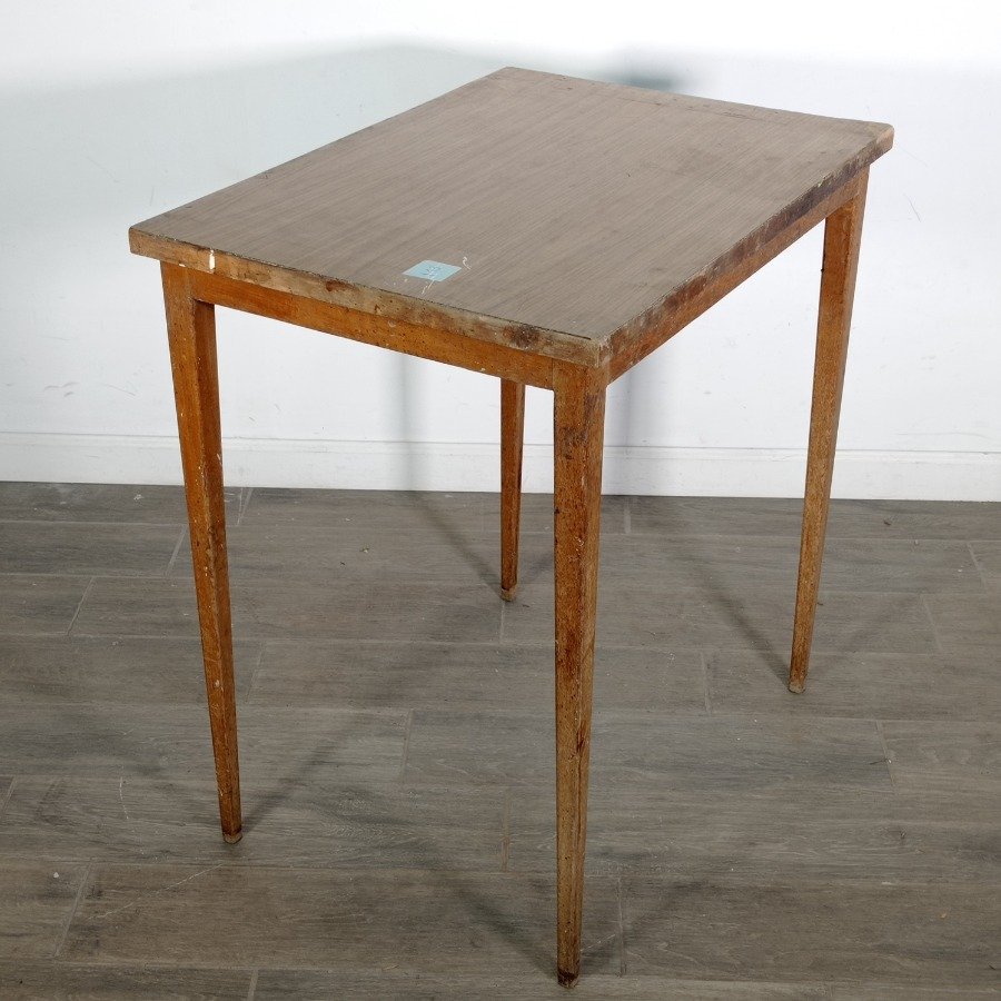 Mesa pequeña de madera con tapa de cárnica - imagen 5