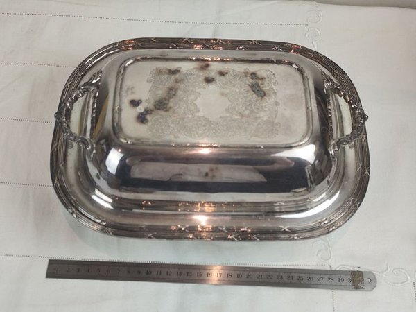 Tray con diseño de plata - imagen 2