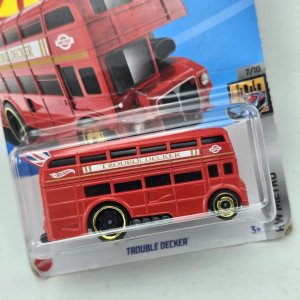 Hot Wheels Trouble Decker Rojo - Colección - imagen 2