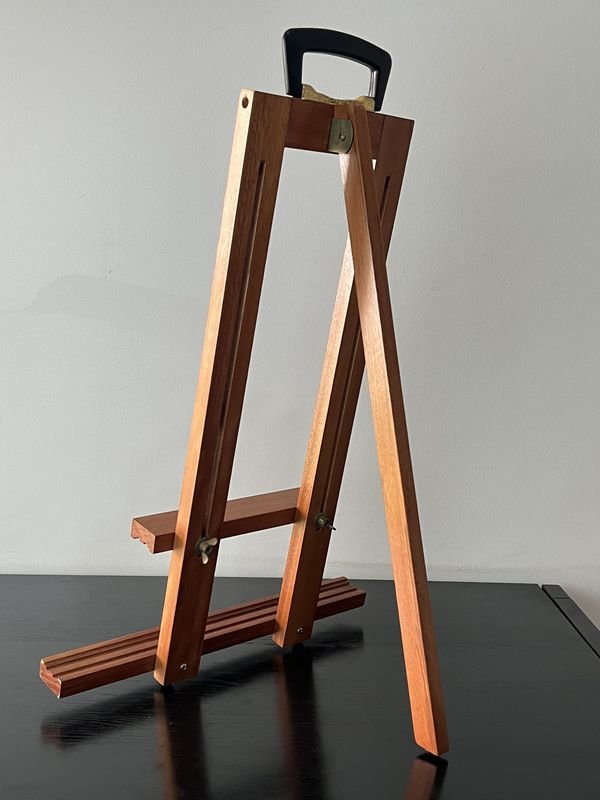 Atril de mesa en madera con manija - Manualidades y artesanías - imagen 4