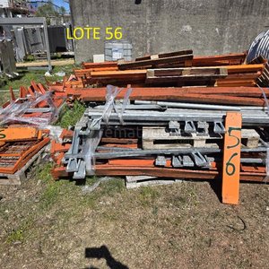 Lote de Estanterías Metálicas Industriales Azules y Naranjas - imagen 3
