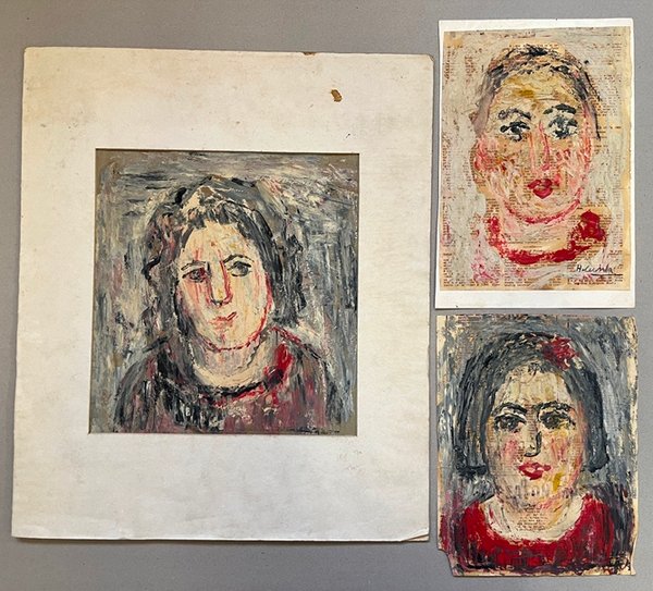 Lote anterior: Hector Da Cunha "Retratos" - Tres oleos sobre papel