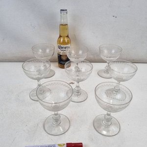 Lote anterior: Set de 8 Copas Antiguas de Vidrio para Postre o Champagne