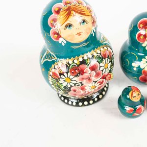 Muñecas Mamushka Rusas de Madera Pintadas a Mano (8 Unidades) - imagen 2