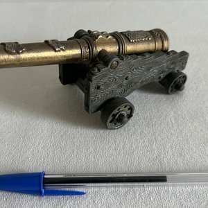 Réplica de Cañón Antiguo en Bronce y Metal - imagen 3