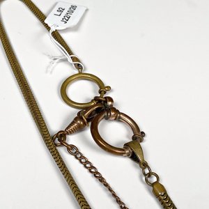 Cadena para Reloj de Bolsillo Enchapada en Bronce, 50 cm - imagen 3