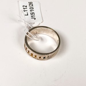 Anillo de Plata 925 con Diseño de Cadena, Medida 17 mm - imagen 3