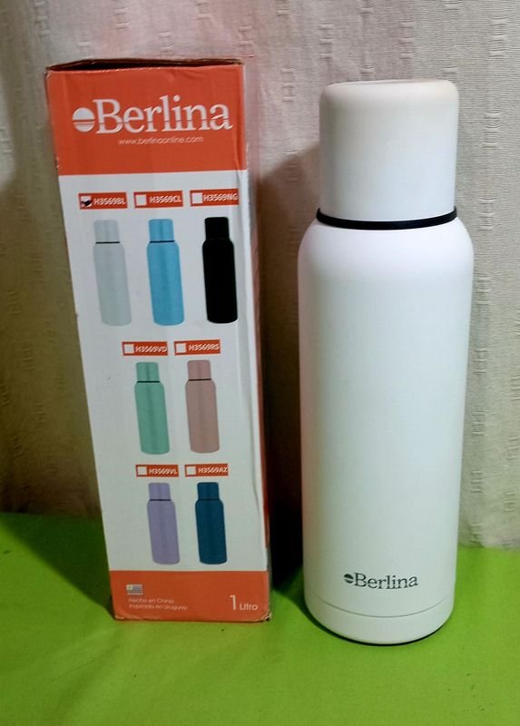 Termo de acero blanco 1lt - Análisis y descripción