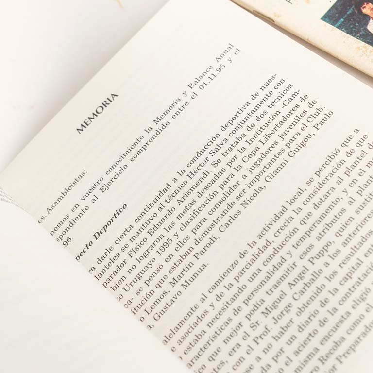 Libretas de memoria y balance del Club Nacional de Fútbol - imagen 2