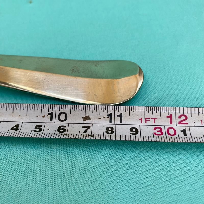 Antiguo cucharon de alpaca para poco uso - imagen 7