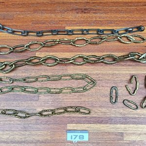 Lote anterior: 6 Tramos de Cadena de Bronce Decorativa, Largo Máximo 65 cm