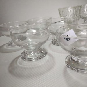 Set de 5 Compoteras de Vidrio Labrado y Liso - imagen 4