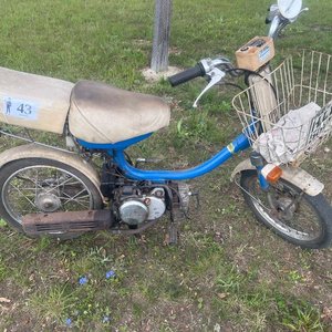 Ciclomotor Liming Azul con Canasto y Asiento Blanco - imagen 6